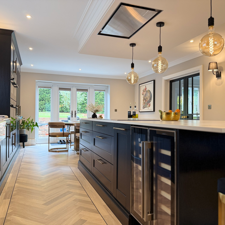 A modern family shaker kitchen