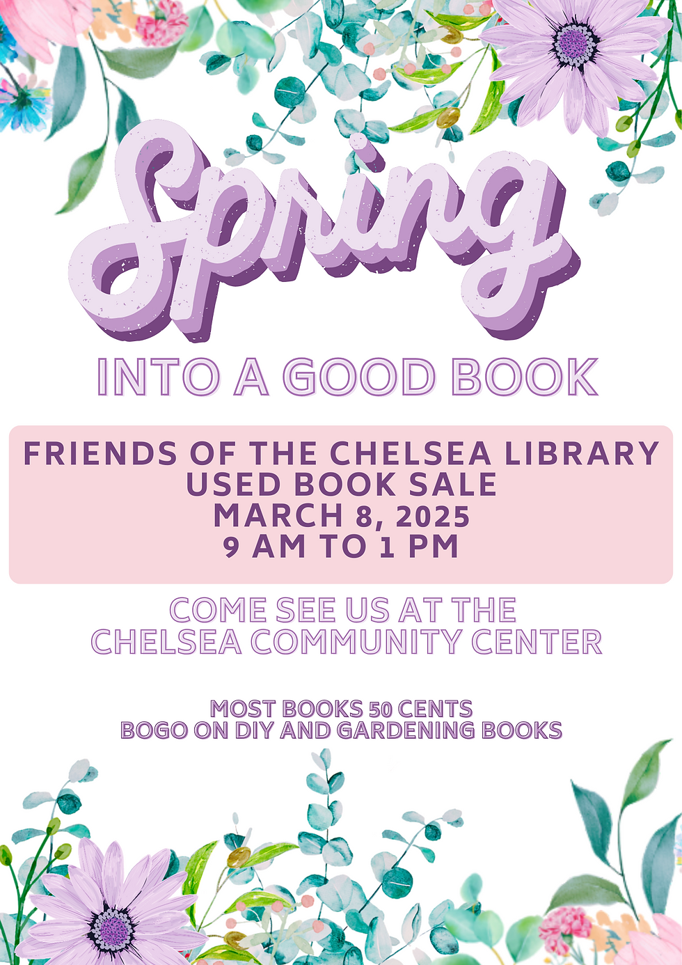 March Used Book Sale