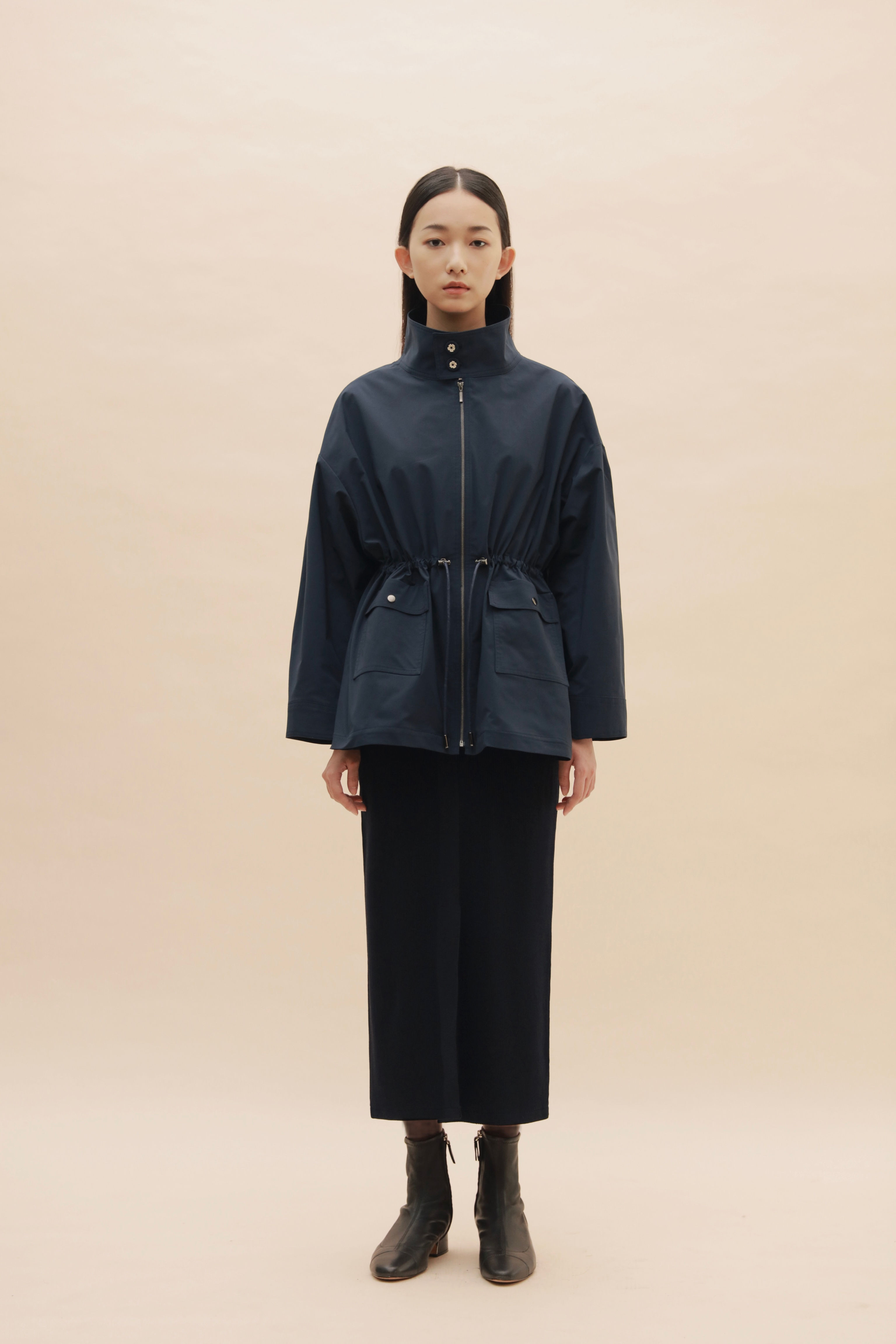 立領短風衣