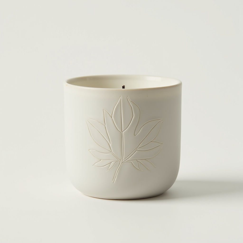 Leaf Motif Candle