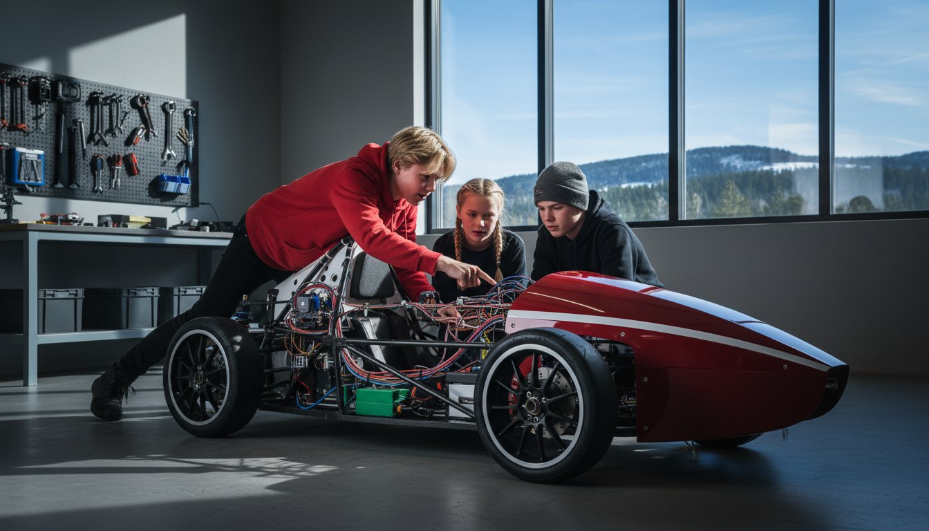 Hvordan få barn interessert i vitenskap? Fra skolebenk til racerbane!