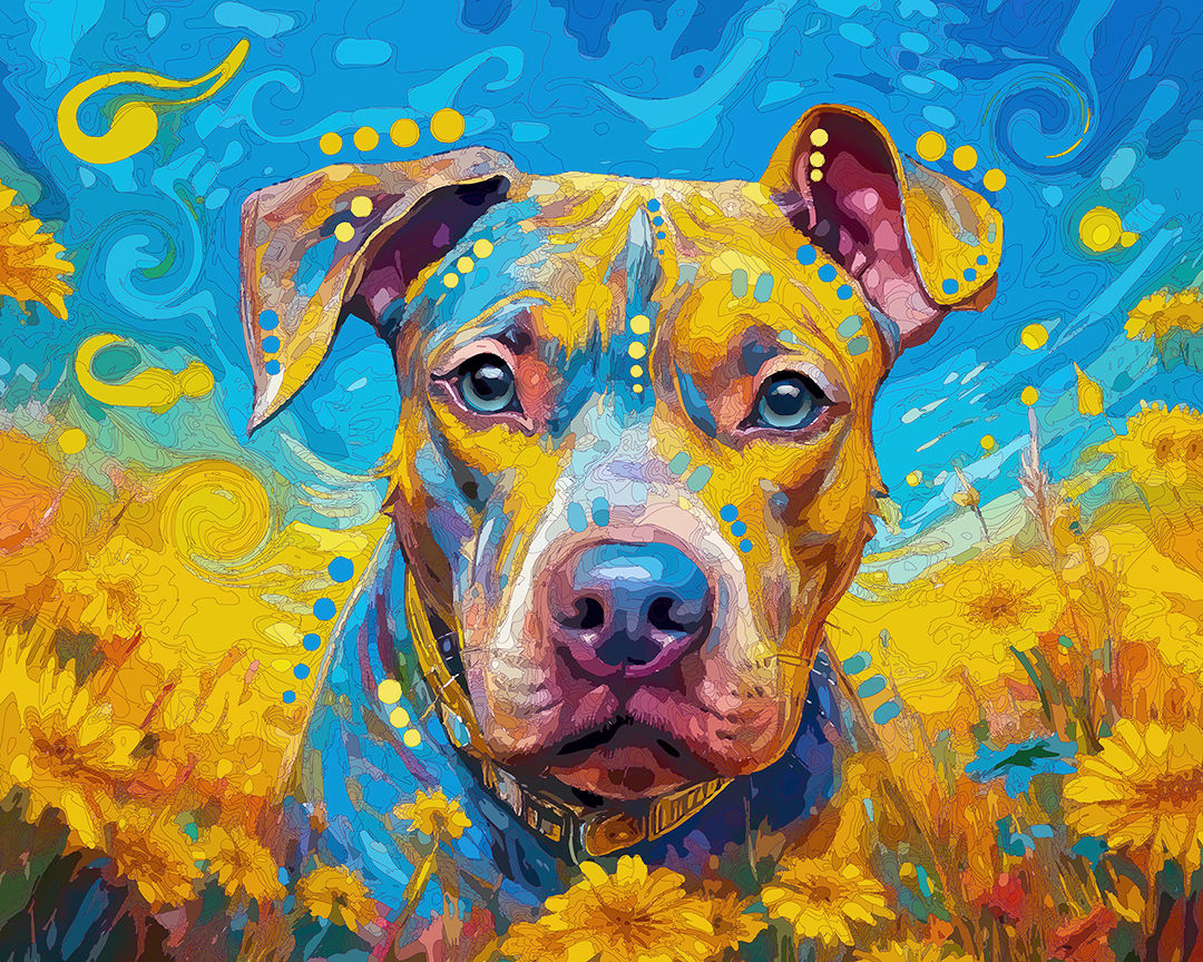 The Blue And Gold Summer Pit Mini Print (Ltd. Edition)