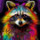 Thumbnail: The Electric Raccoon Mini Print (Ltd. Edition)