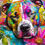 Thumbnail: The Flower Sleeping Pittie Mini Print (Ltd. Edition)