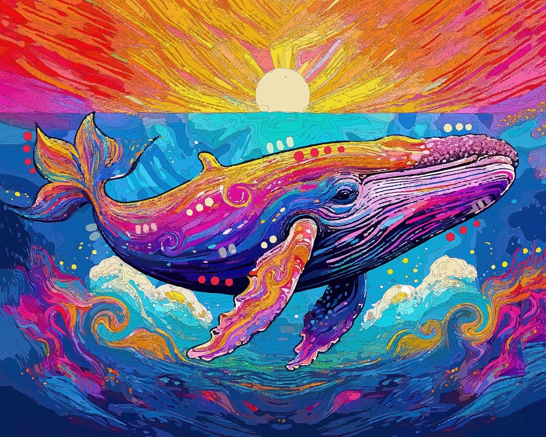 The Pop Whale Mini Print (Ltd. Edition)