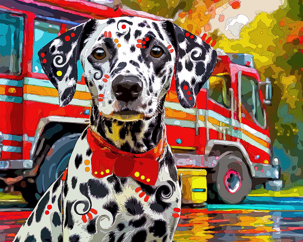 Thumbnail: The Station Dalmatian Mini Print (Ltd. Edition)