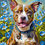 Thumbnail: The Blue Garden Merle Pittie Mini Print (Ltd. Edition)