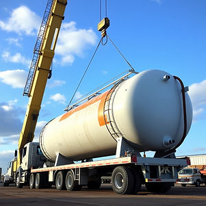 90000 gallon Propane tank being lifted by crane.jpg