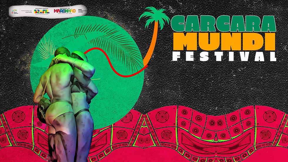 Centro Histórico de SLZ recebe o Carcaramundi Festival em 9 de agosto de 2025. Imagem: Divulgação.