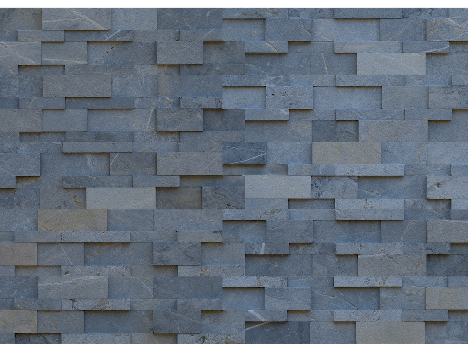 Blue and gray Solemar marble wall tiles