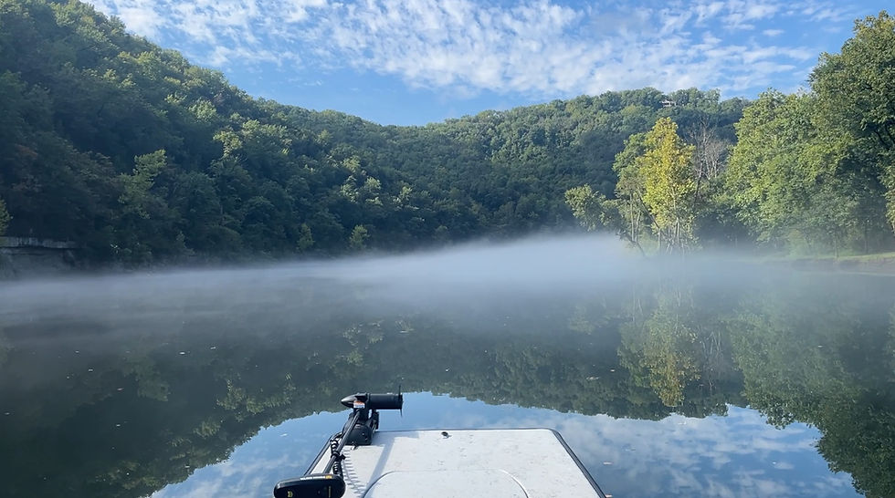 Parker Bottoms access looking upstream.