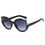 Thumbnail: LENOX | Women Cut Out Round Cat Eye Fashion Style Vogue Sunglasses