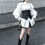 Miniaturbild: Daoko Pleated Puff Long Sleeve Shirt - White
