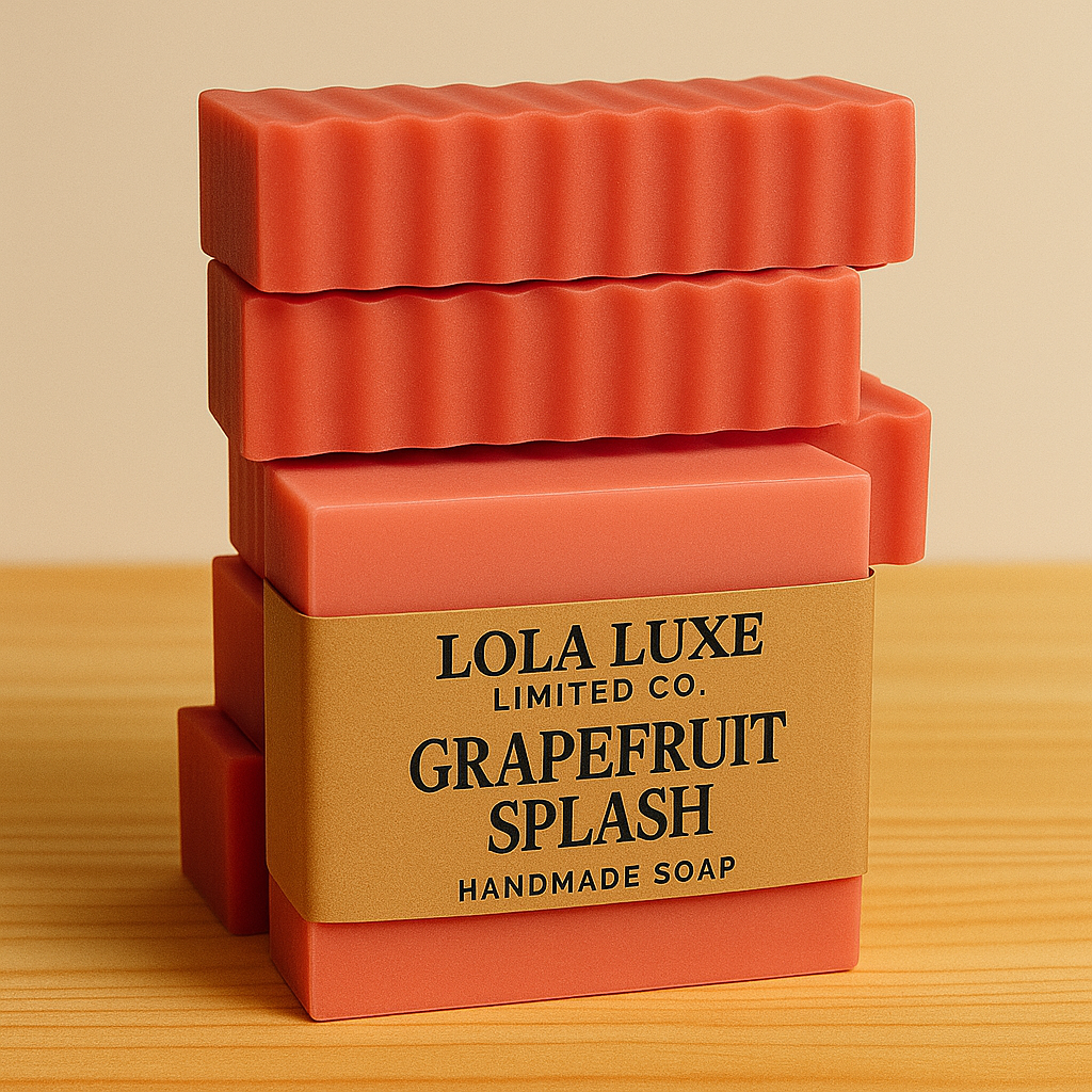 Grapefruit Splash- Grapefruit Scented Handmade Soap