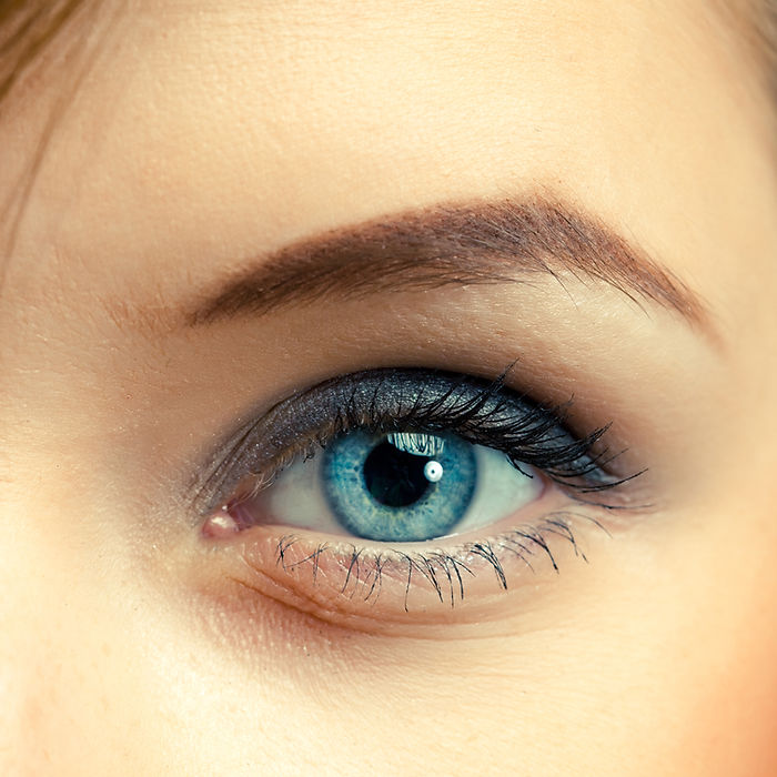 Female blue eye