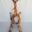 Thumbnail: #24 Custom Manzanita Guitar Stand with Turquoise & Chrysocolla Inlay