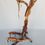 Thumbnail: #25 Custom Manzanita Guitar Stand with Turquoise Inlay