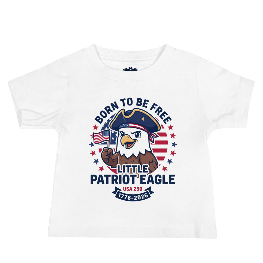 Born to Be Free Little Patriot Toddler Tee