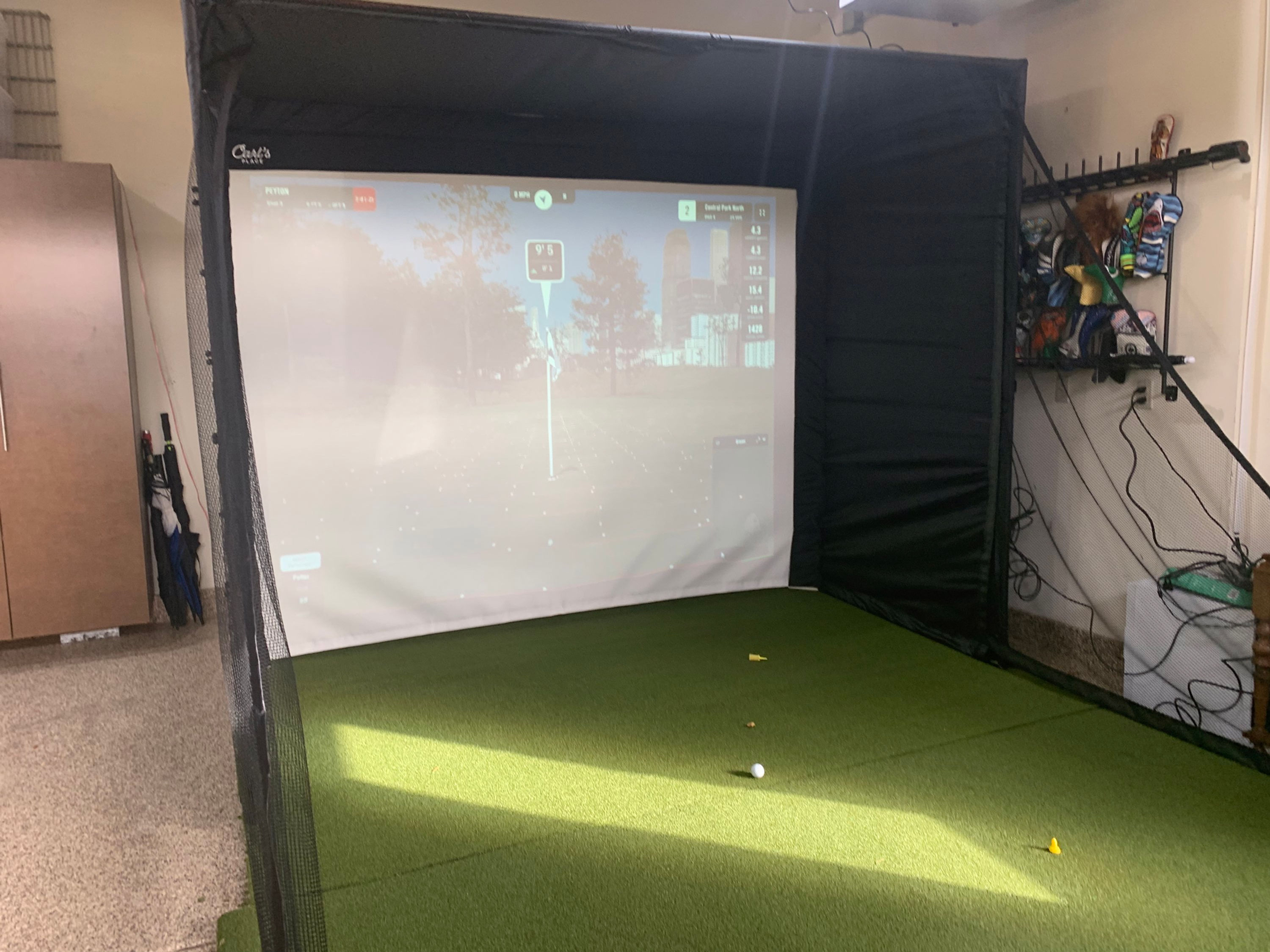 Uneekor Garage Golf Simulator Installer