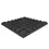 4x fall protection plates 50x50x4 cm black rubber plates playground mats
