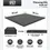 4x fall protection plates 50x50x2 cm black rubber plates playground mats