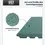 Fall protection plate 50x50x4 cm green rubber plate fall protection mat playground mat