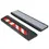 TOPRUBBER® 2x wheel stoppers, reflective, Refl.Cl. RA2/C, 570x140x75, for gluing