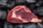 Raw Ribeye steak