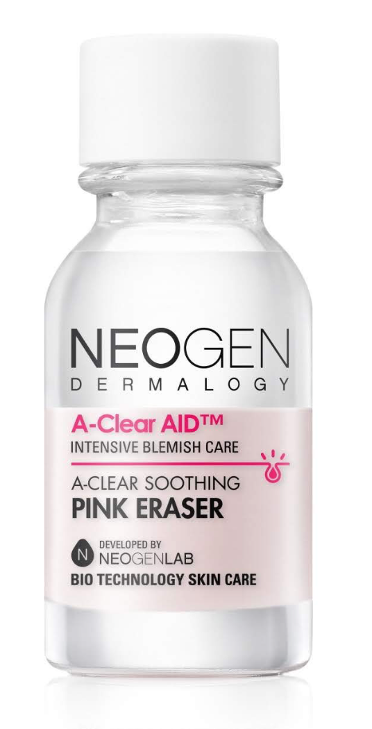 neogen dermatology a-clear aid soothing pink eraser best korean skincare pimples acne scar neogenlab