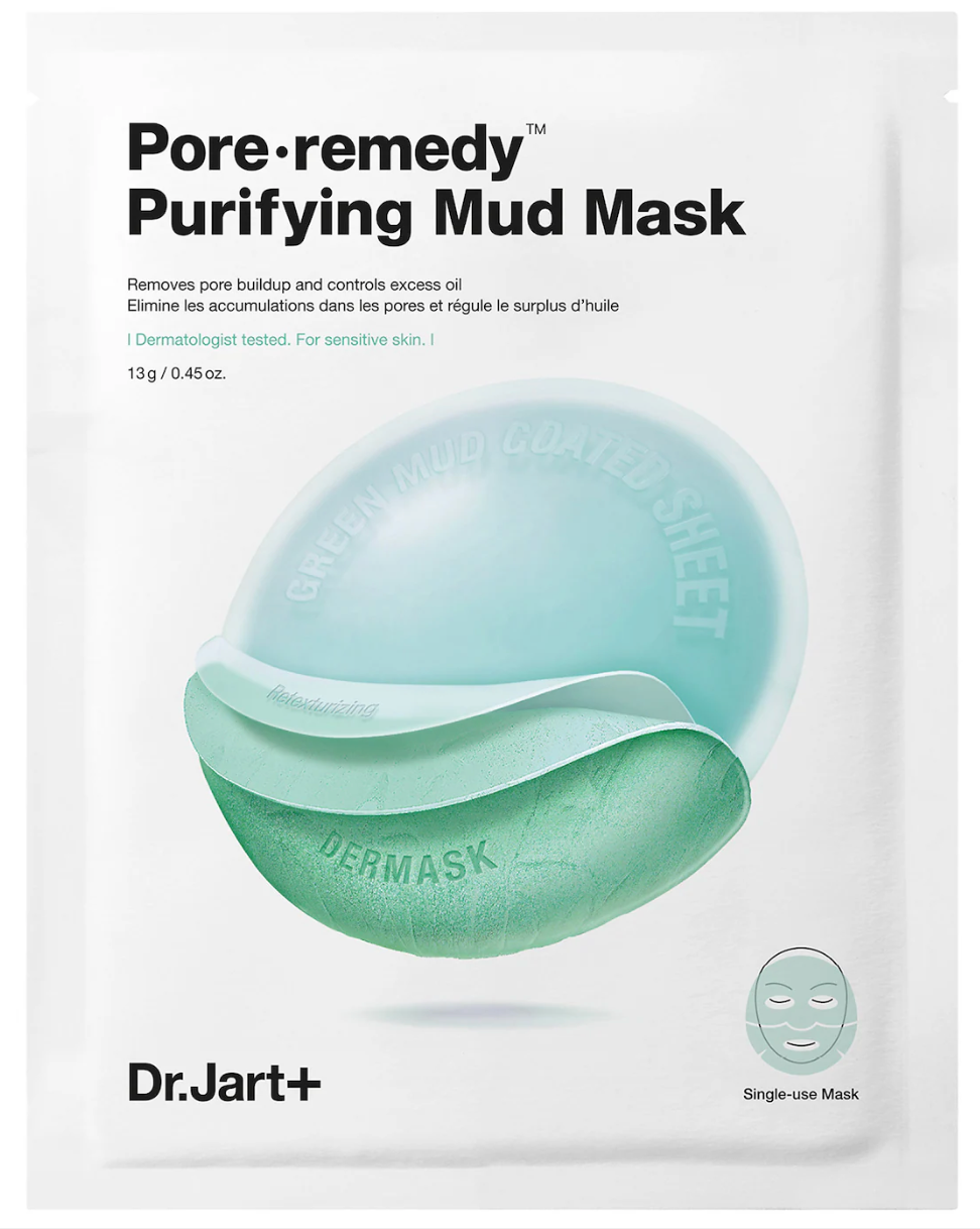 dr jart+ pore-remedy purifying mud mask face mask sheet best korean skincare