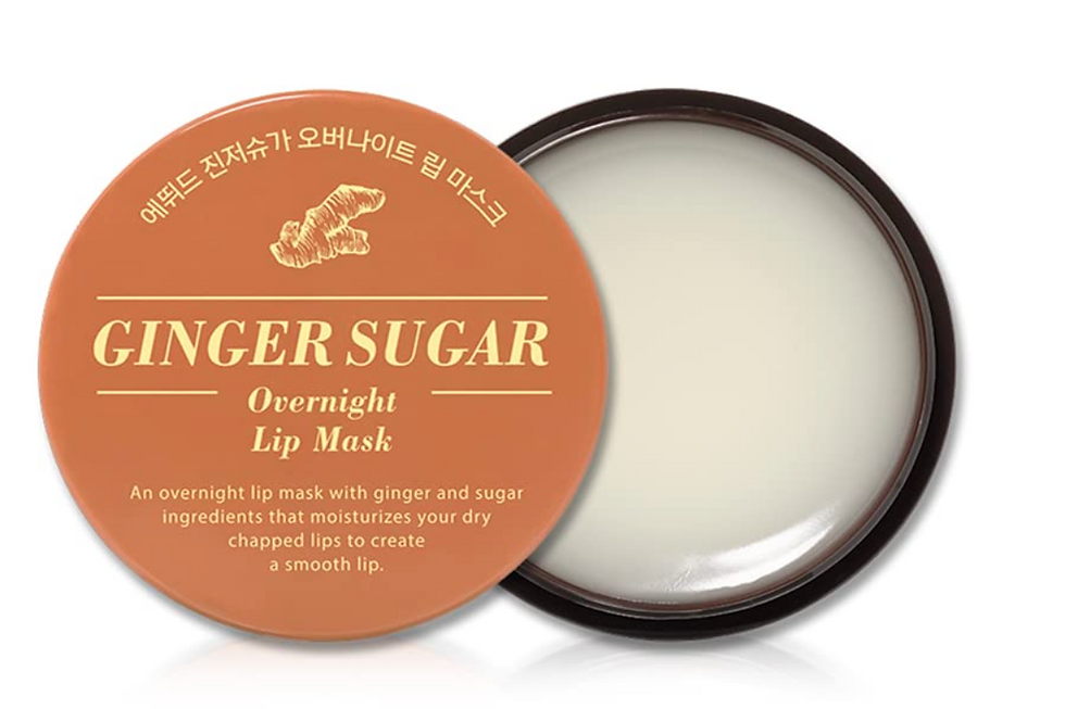 overnight lip mask lip sleeping mask ginger sugar etude house