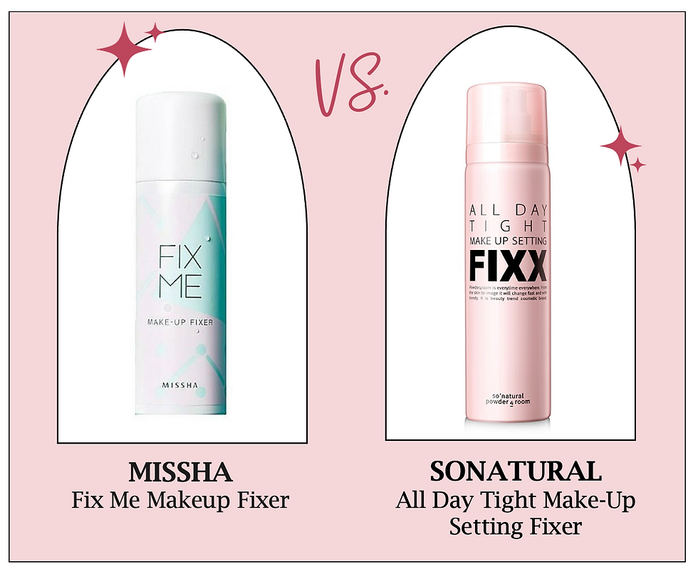 setting spray missha fix me makeup fixer so natural all day tight makeup setting fixer makeup kbeauty korean best powder glow