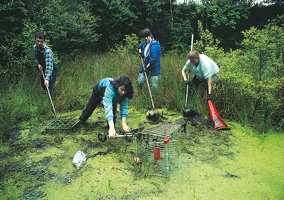 People Helping Each Other
