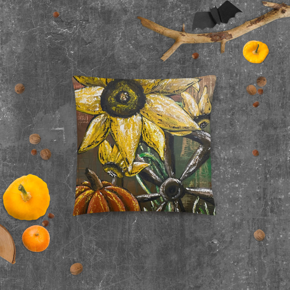 "Harmony fall" throw Pillow