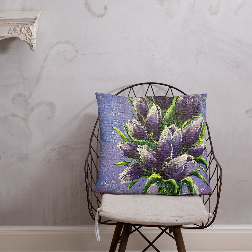 Thumbnail: Tulip throw Pillow