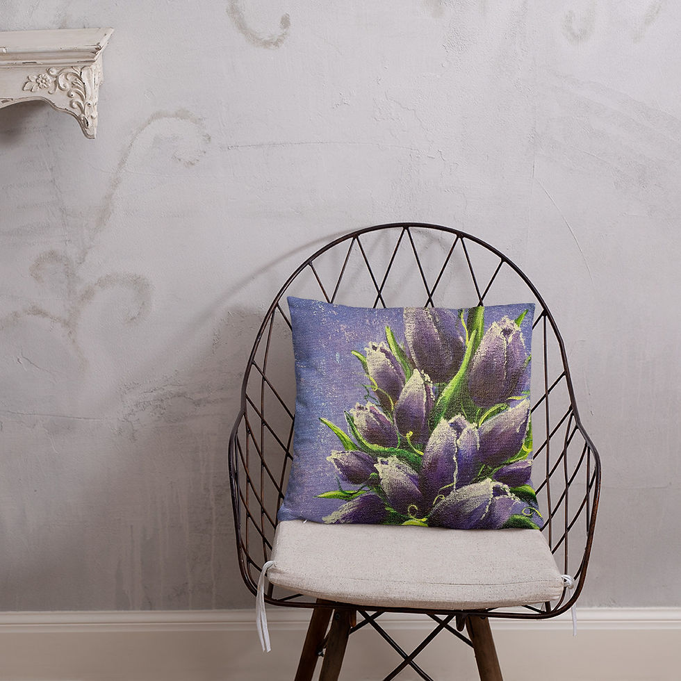 Thumbnail: Tulip throw Pillow