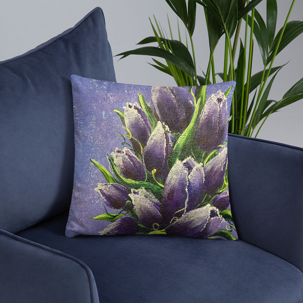 Thumbnail: Tulip throw Pillow