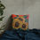 Thumbnail: 3D sunflowers throw pillow