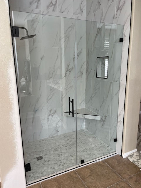 Clear Inline Shower Door