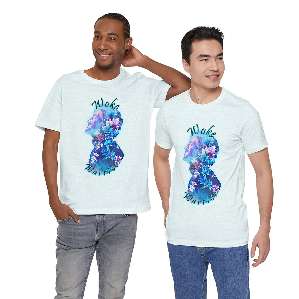 Thumbnail: "Woke Warrior" Unisex Jersey Short Sleeve Tee (Warrior Man)