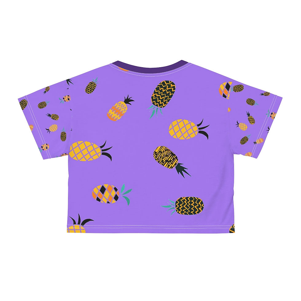 Thumbnail: Fruity Pineapple Crop Top (Mauve)