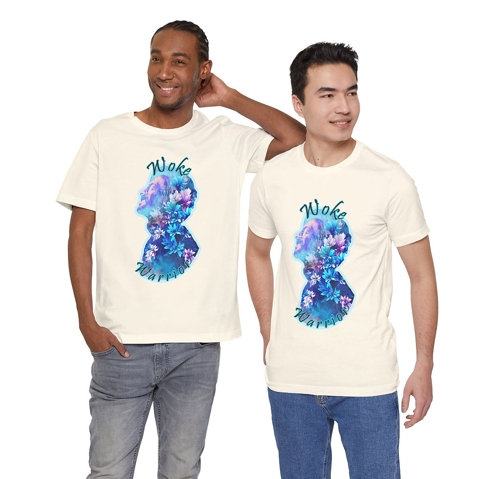 Thumbnail: "Woke Warrior" Unisex Jersey Short Sleeve Tee (Warrior Man)