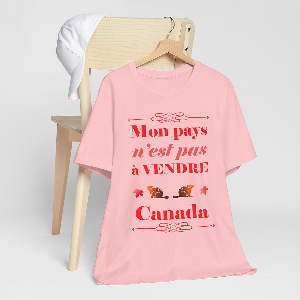 Thumbnail: The Canada Collection: "Not for sale (French)" Unisex Short Sleeve Tee
