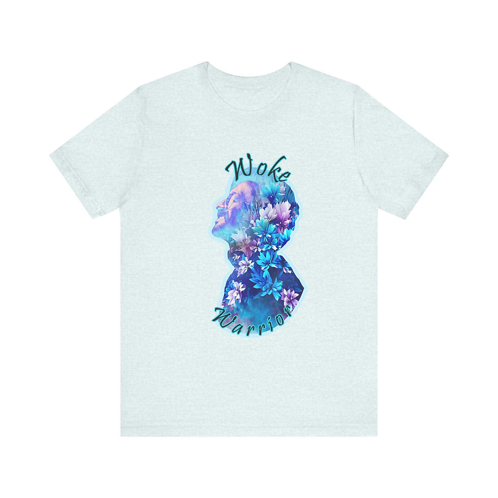 Thumbnail: "Woke Warrior" Unisex Jersey Short Sleeve Tee (Warrior Man)
