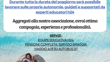 SOGGIORNI ESTIVI 2025 destinati a persone con cerebrolesioni acquisite e decadimento cognitivo. Dedicati anche ad OVER 65!!