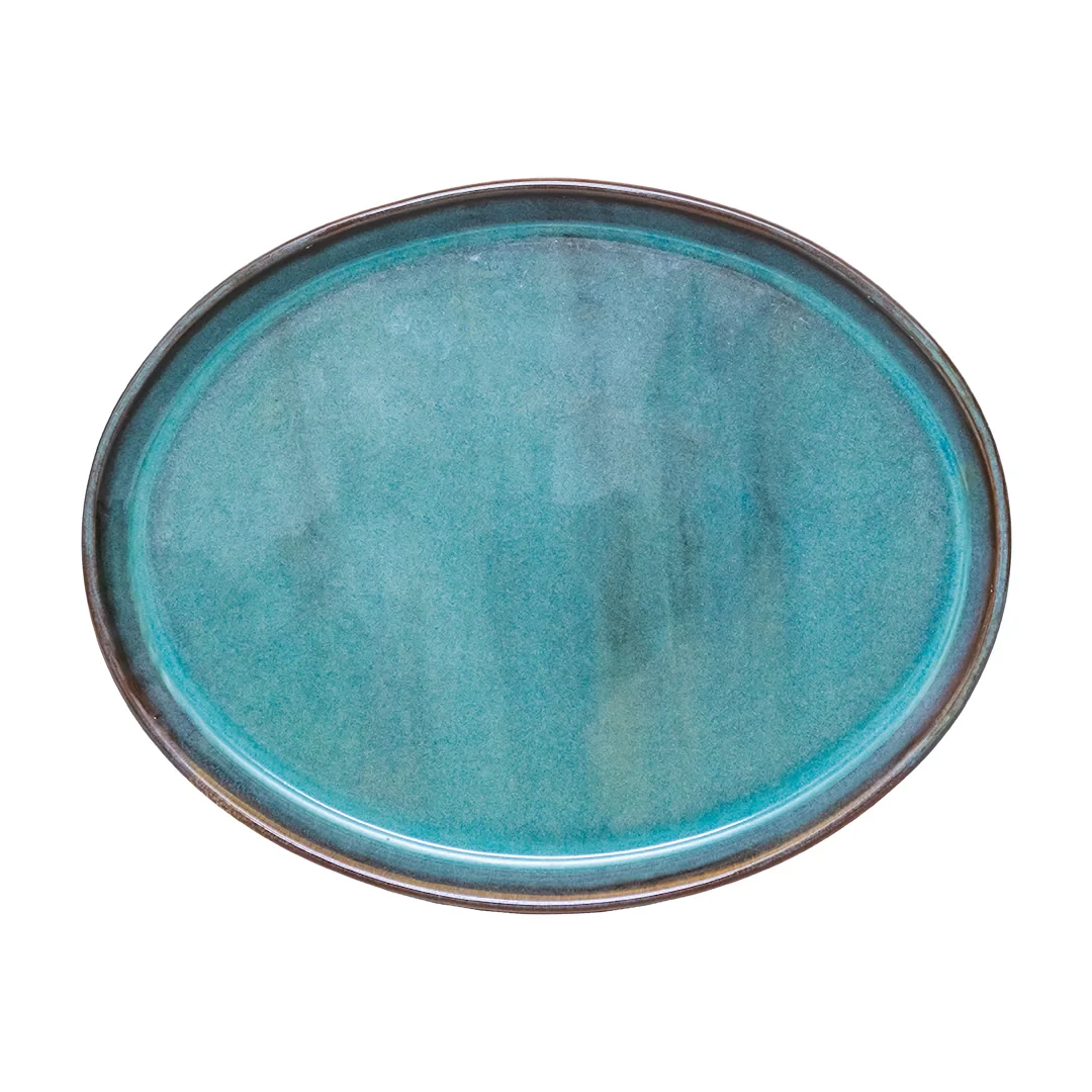 Platón Oval 34 cm | Plana Caribe