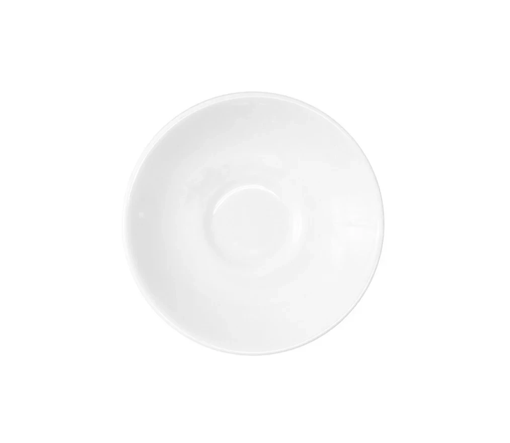 Caja de 24 piezas Plato Café Blanco Polar de 15 cm | Anfora