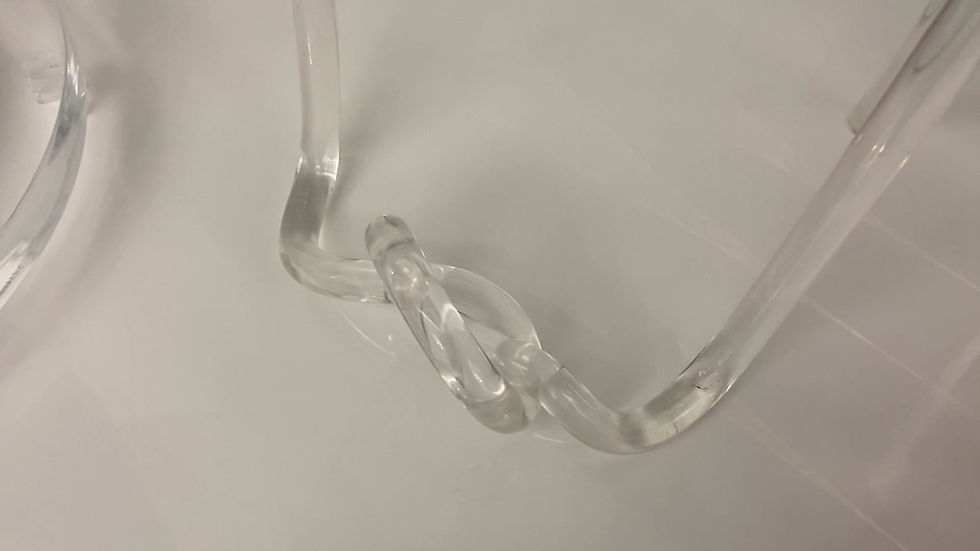 Thumbnail: Vintage Dorothy Draper Lucite Stand