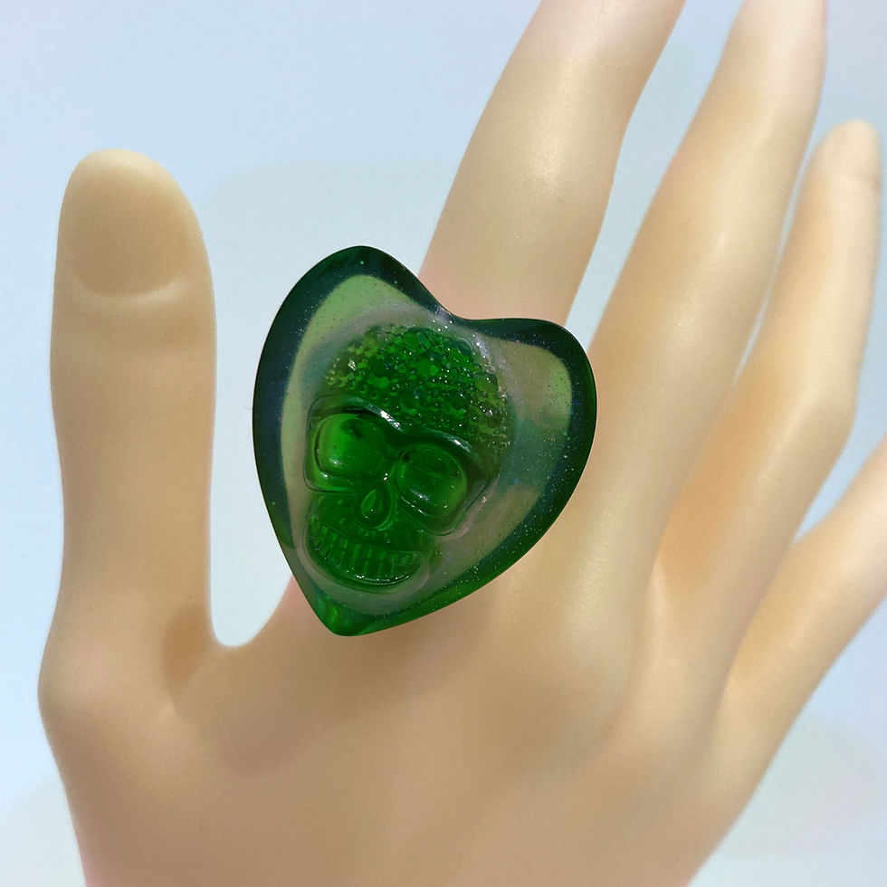 Thumbnail: Cocktail, Statement, Elegant, Unique, Fun, Chunky, Funky Resin Rings in array of colors and finishes. Eye Candy rings