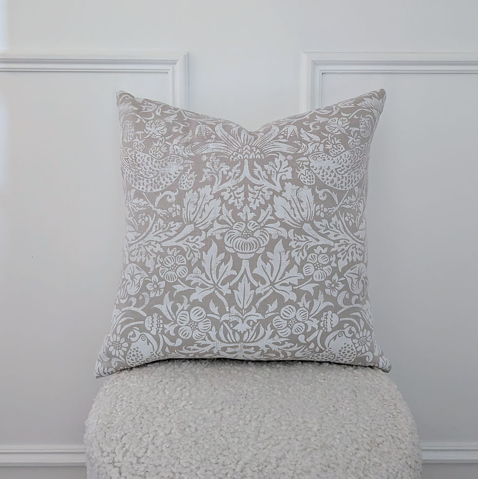 Thumbnail: William Morris Pure Strawberry Thief/John Lewis (Lily) Indoor Cushion Cover